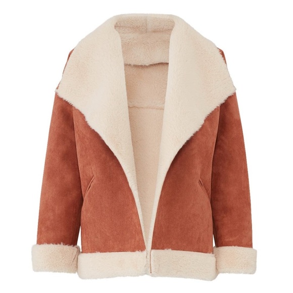 Sherpa Coat Somedays Lovin Only‎ Desire Faux - Picture 4 of 14